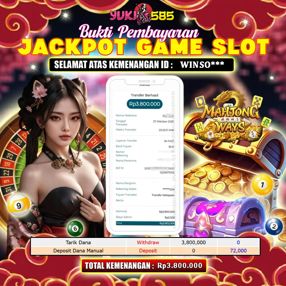 Bukti Jackpot