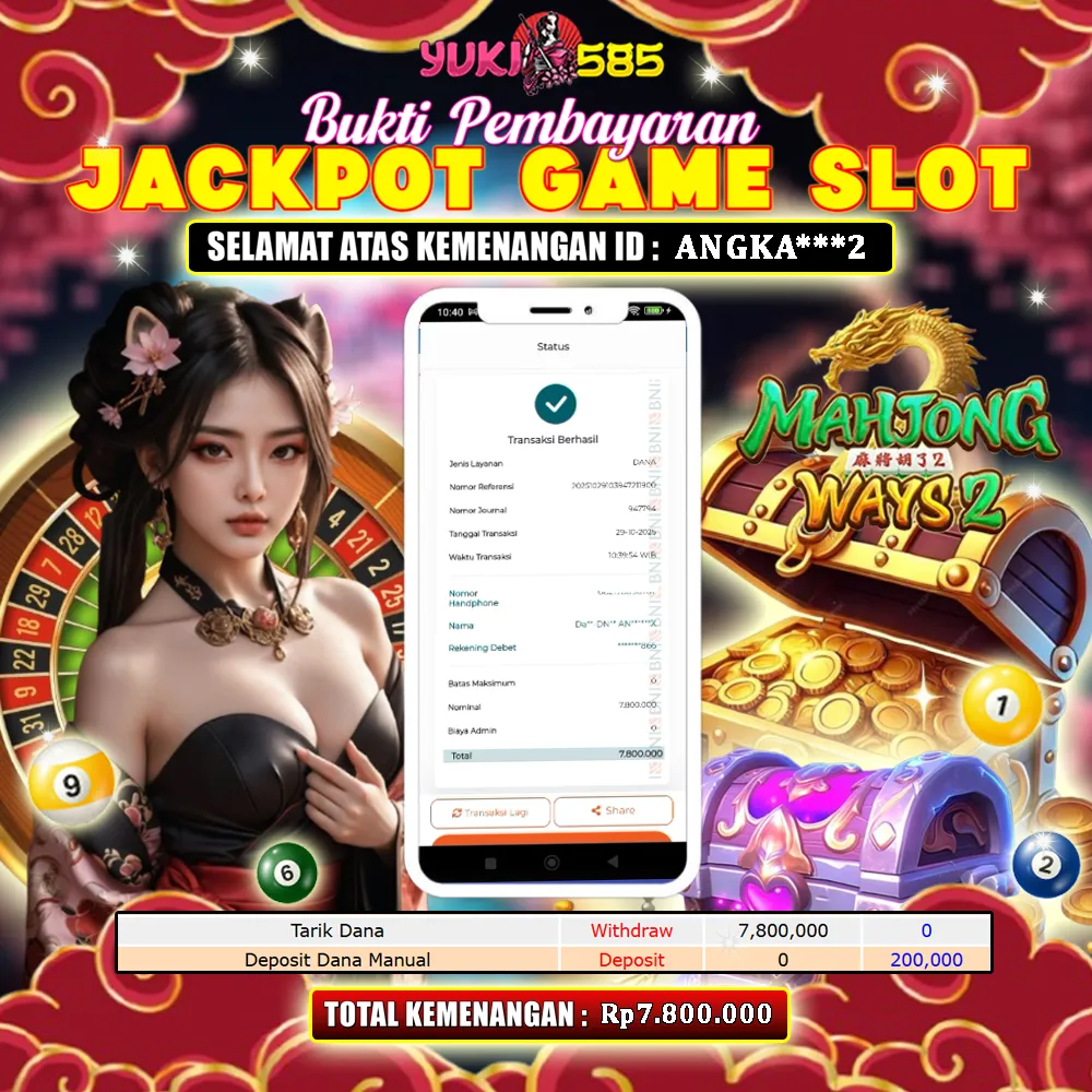 Bukti Jackpot