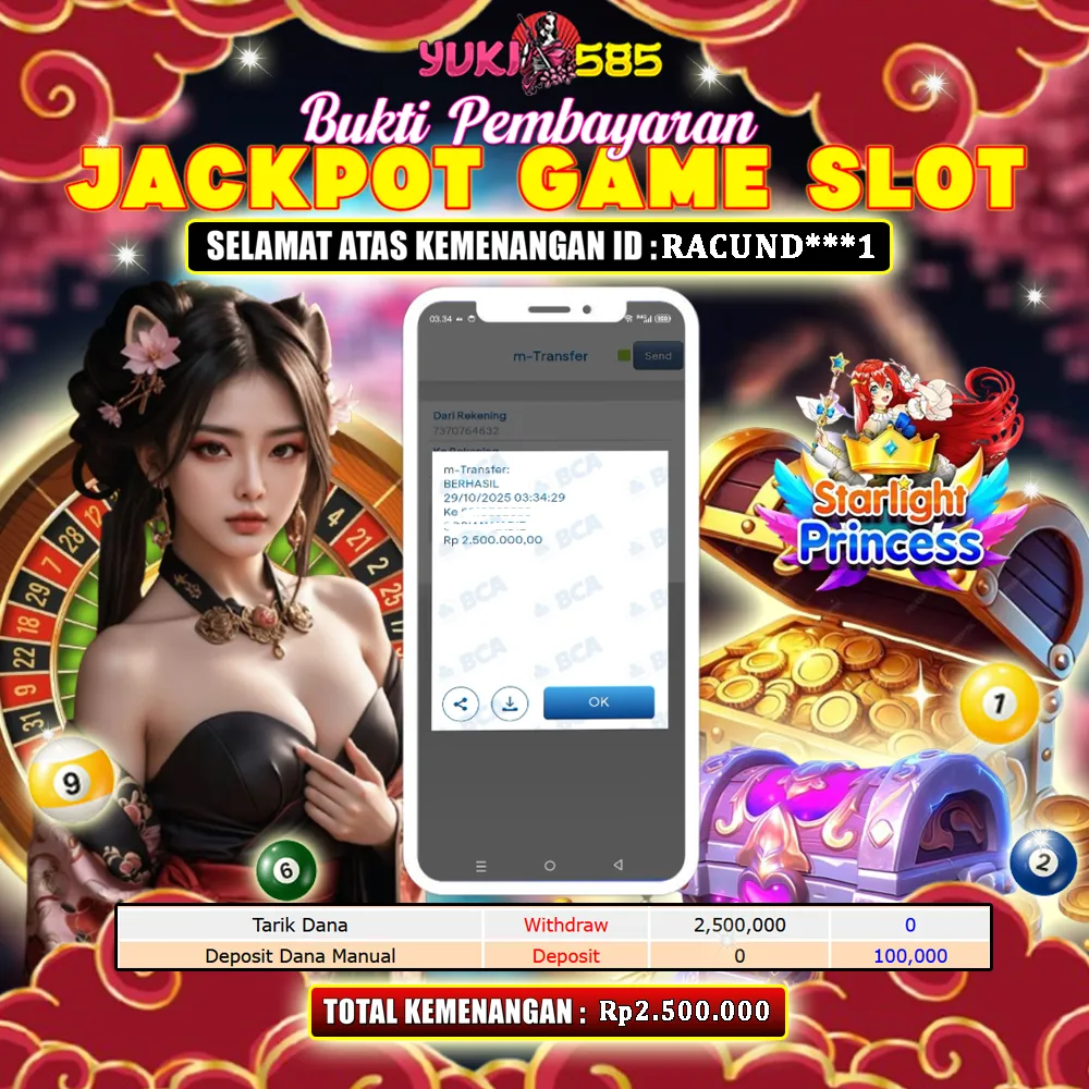 Bukti Jackpot