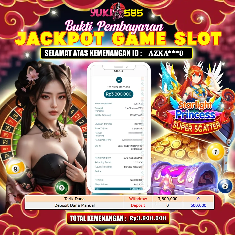 Bukti Jackpot