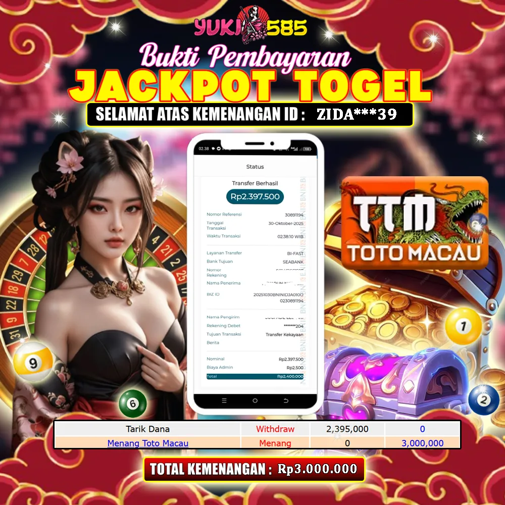 Bukti Jackpot