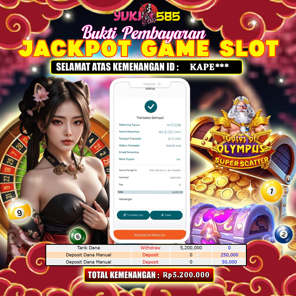 Bukti Jackpot