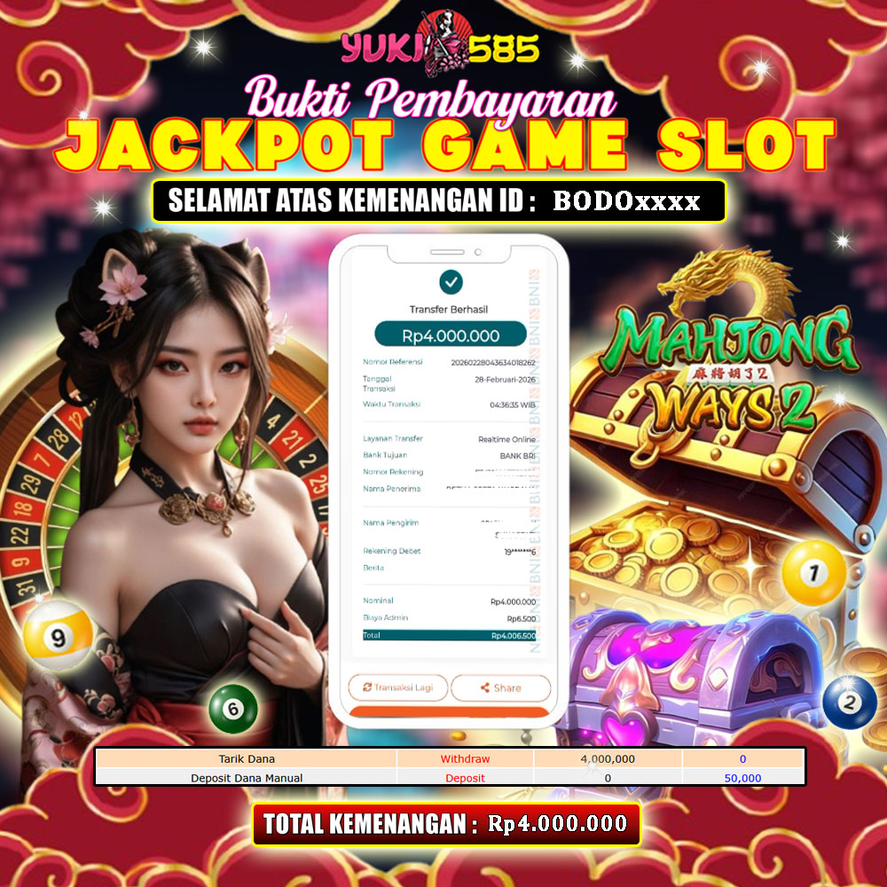 Bukti Jackpot