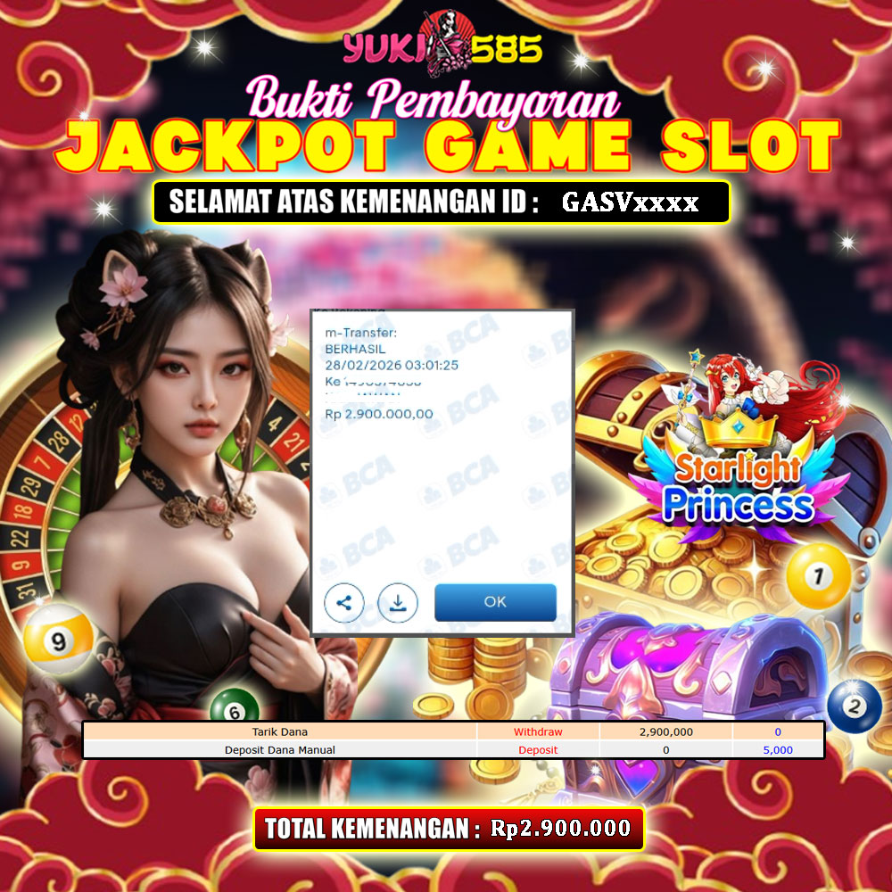 Bukti Jackpot