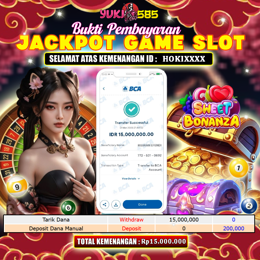 Bukti Jackpot