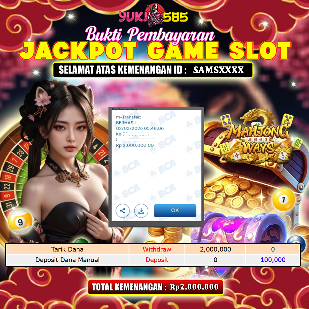 Bukti Jackpot