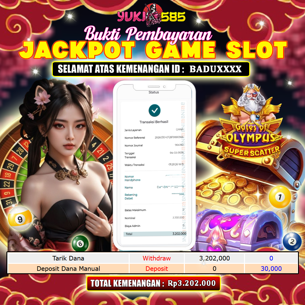 Bukti Jackpot