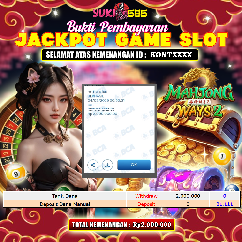 Bukti Jackpot