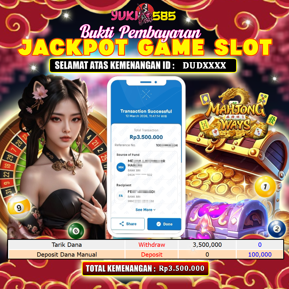 Bukti Jackpot